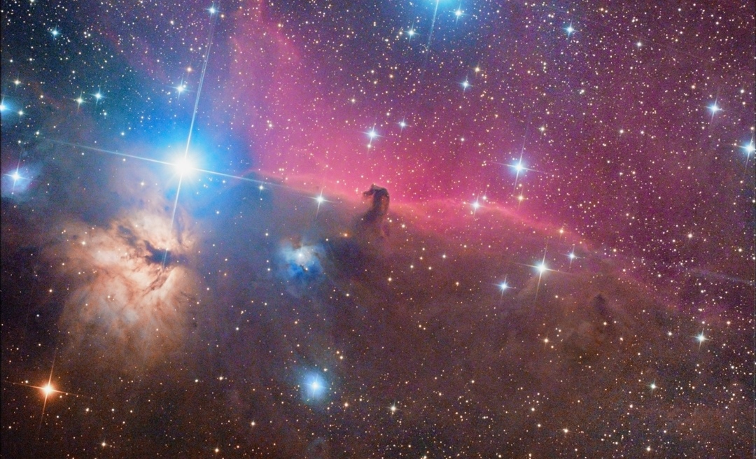 ic434马头星云，二级光害拍摄