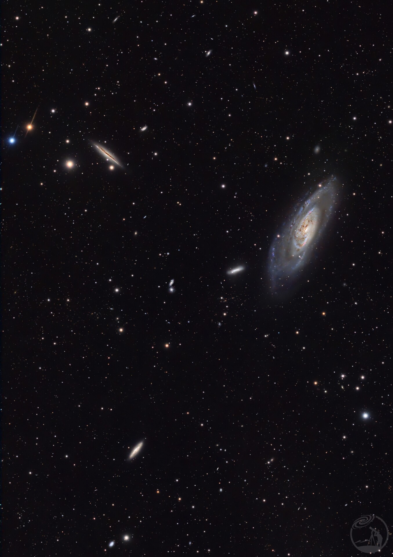 M106與周邊星系