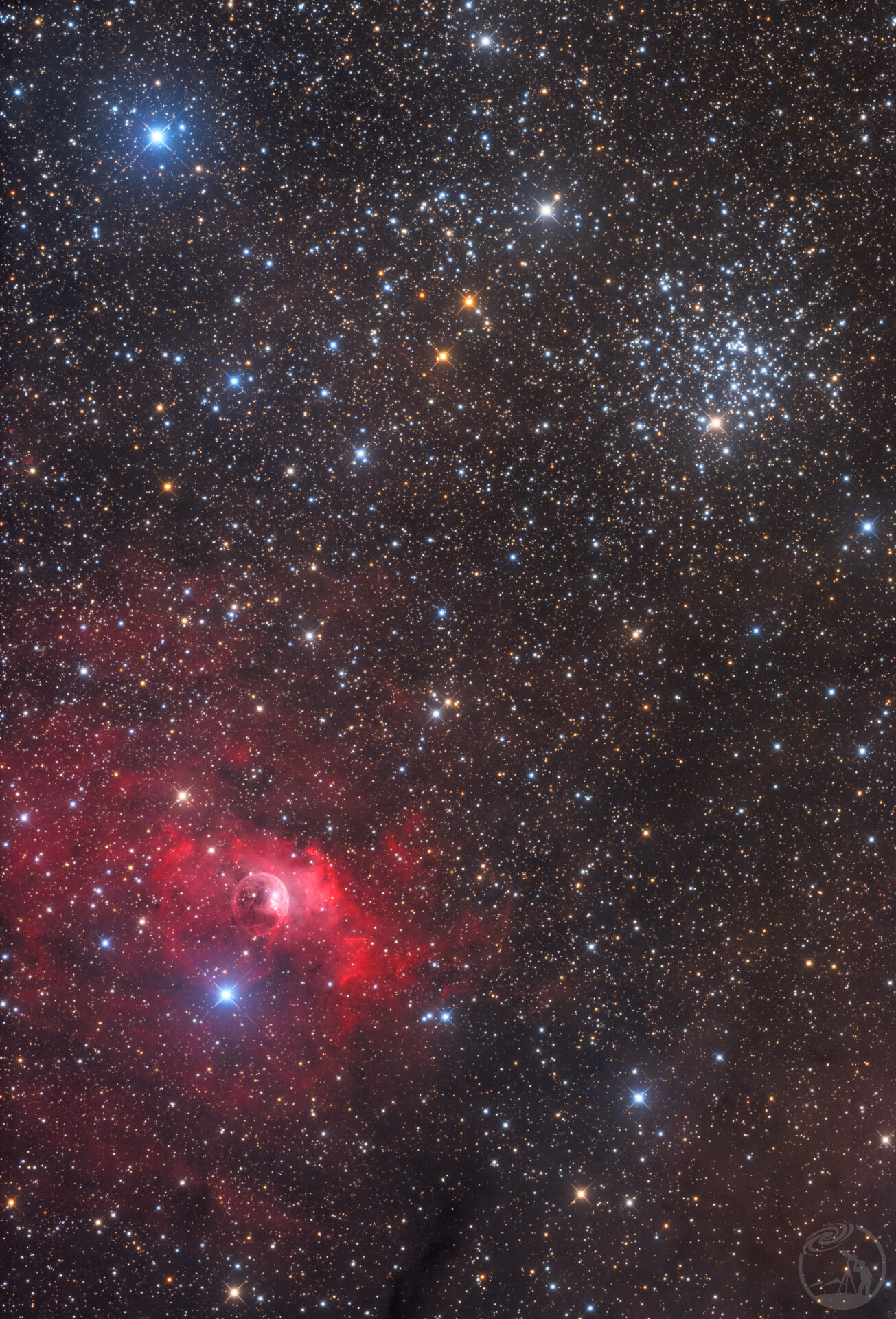 NGC7635 with M52