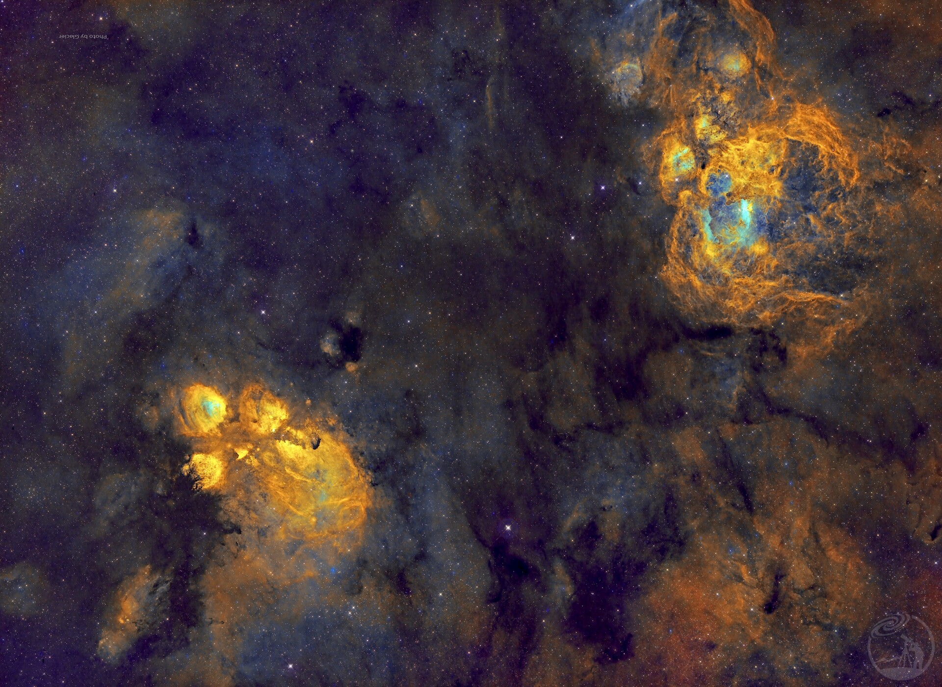 NGC6357&NGC6334 龙虾与猫爪