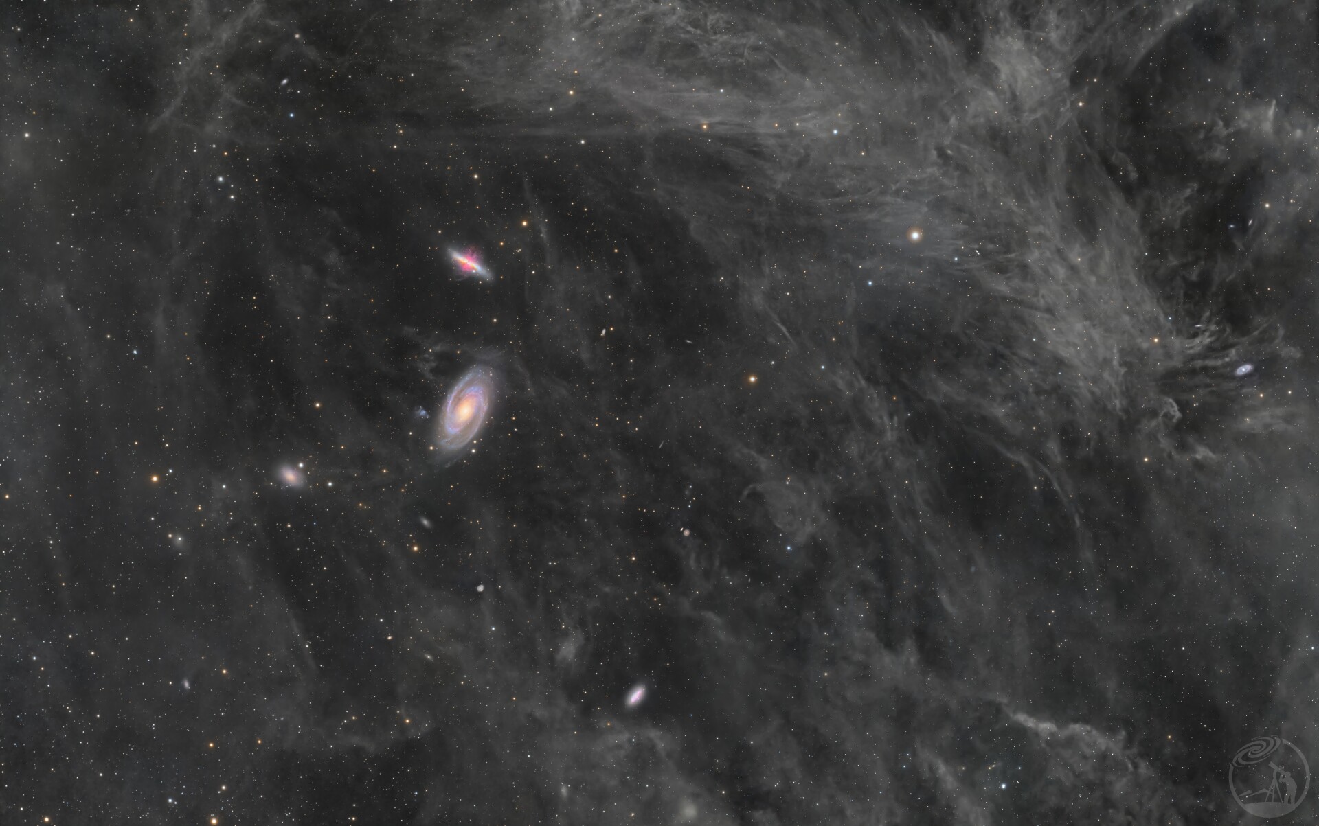 IFN环绕的M81 M82