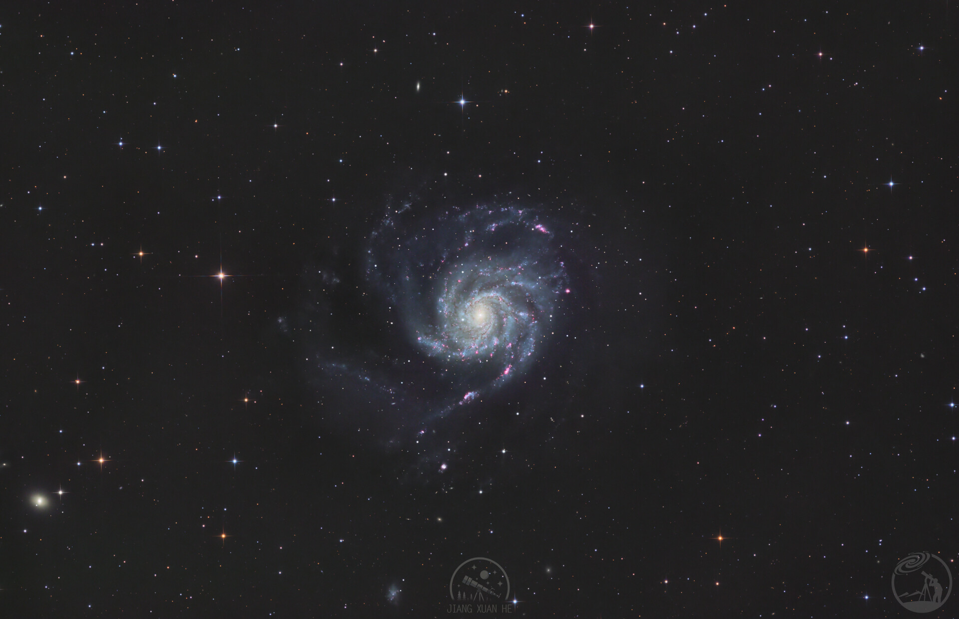 M101风车星系_LRGBHa