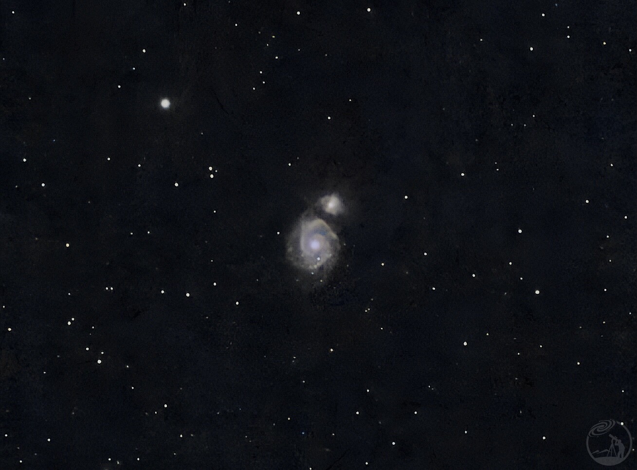 Siril后期的M51