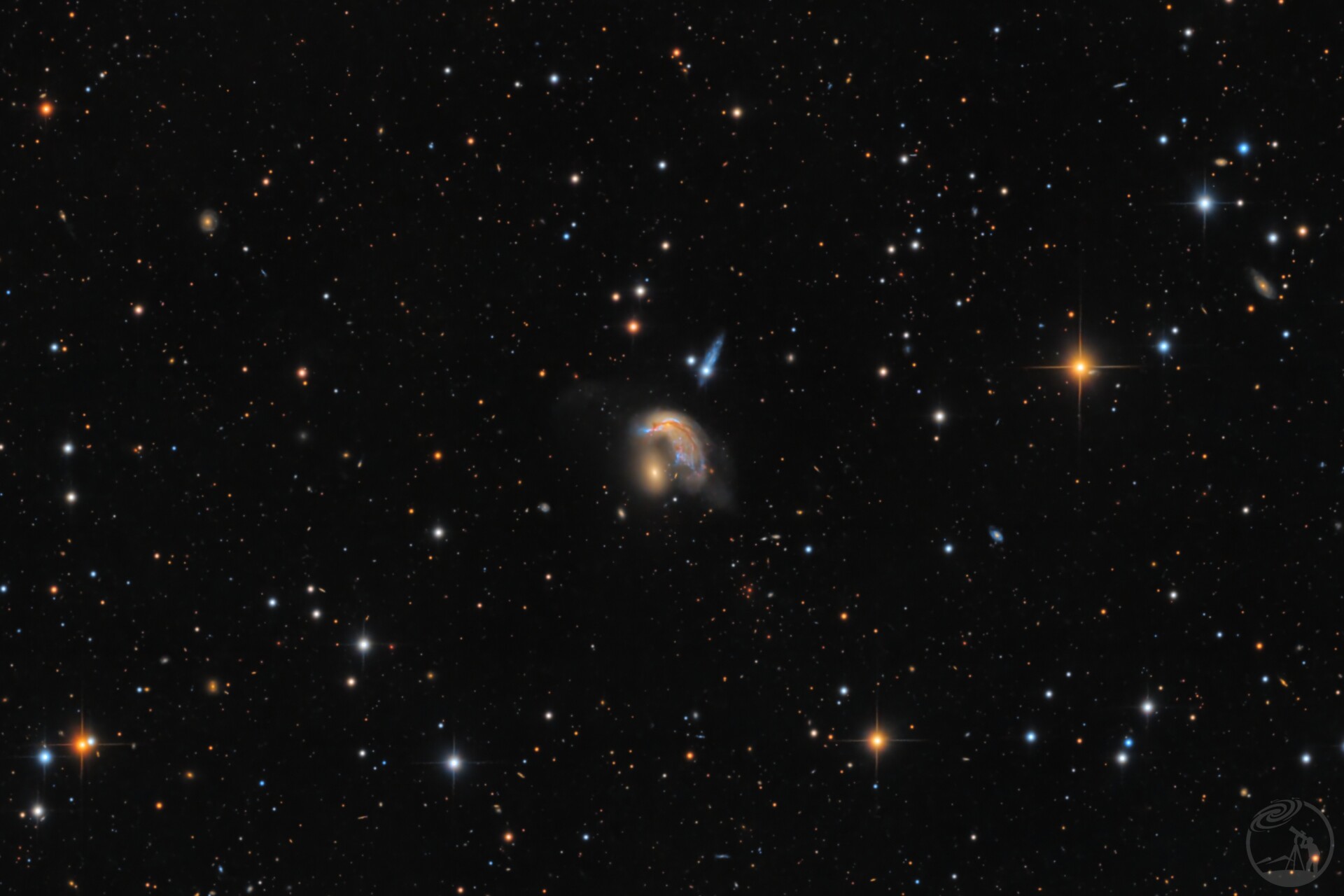 企鹅抱蛋（NGC2936，NGC2937）