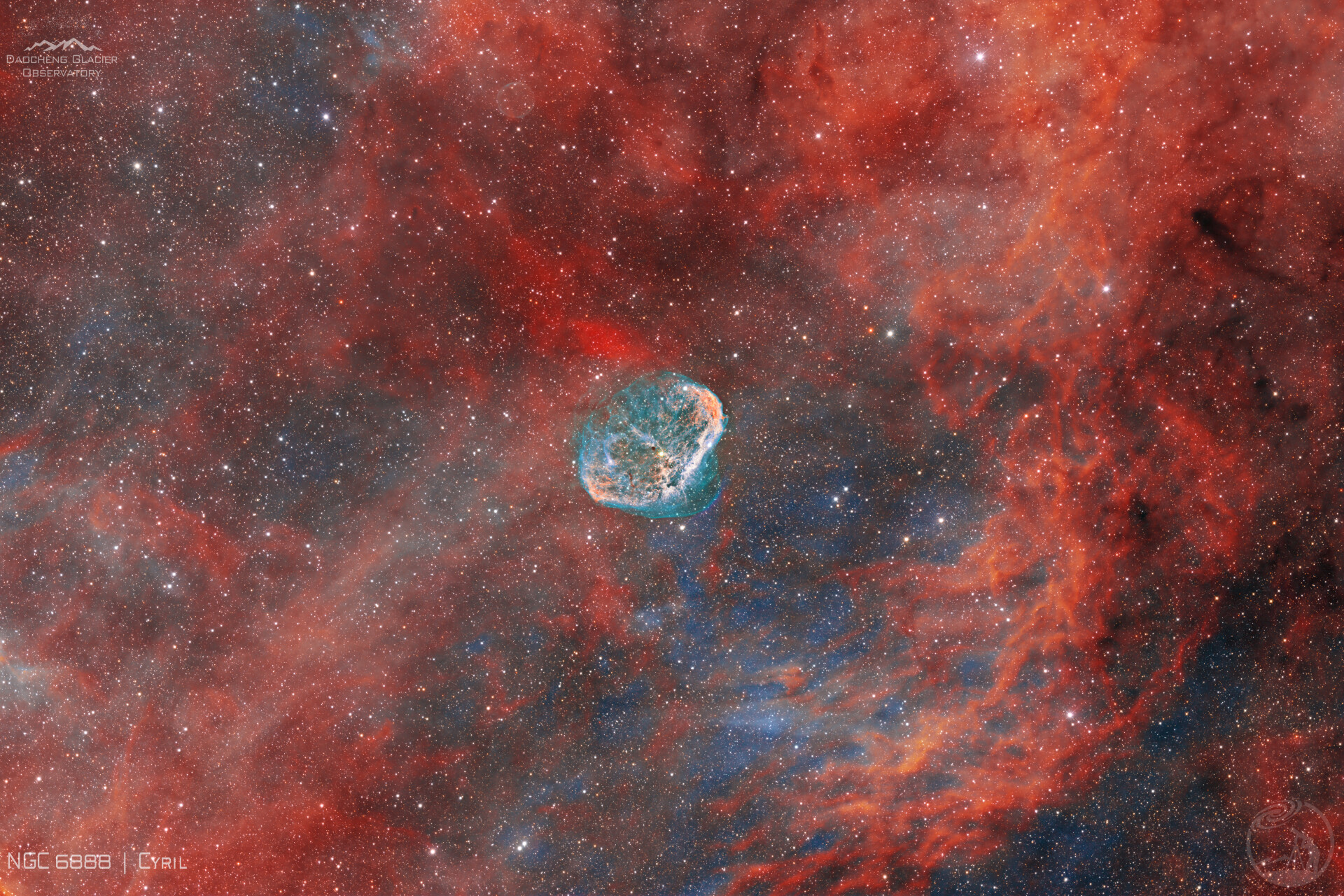 NGC6888 眉月星云HOO