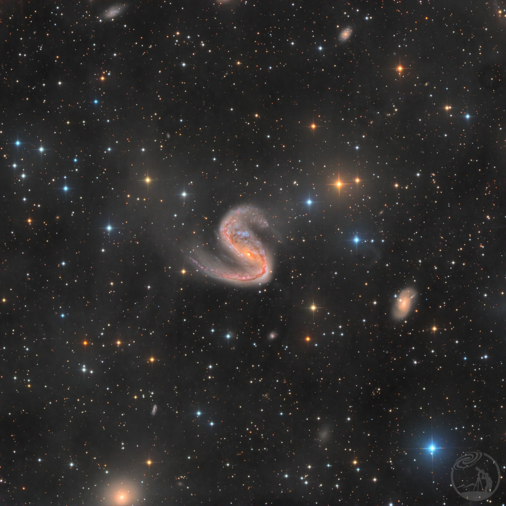NGC2442眼镜蛇星系-补充曝光版