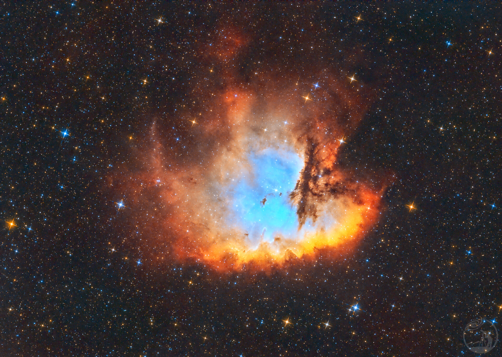 城市深空:NGC281  彩机HOO
