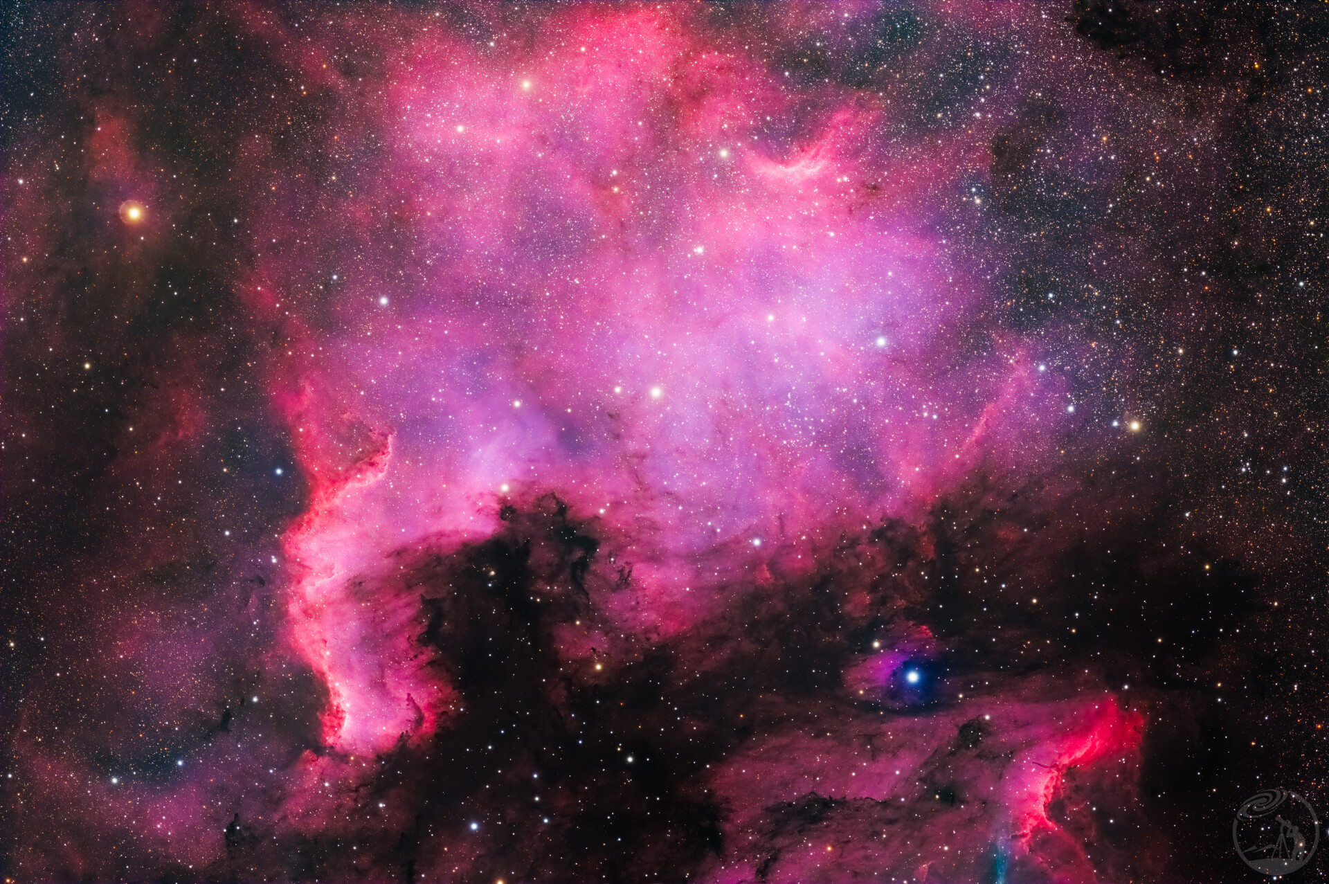 NGC7000（手痒痒出图版）