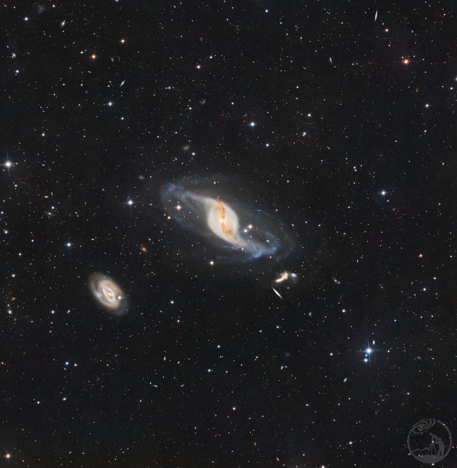 NGC 3718, NGC 3729 and Hickson 56