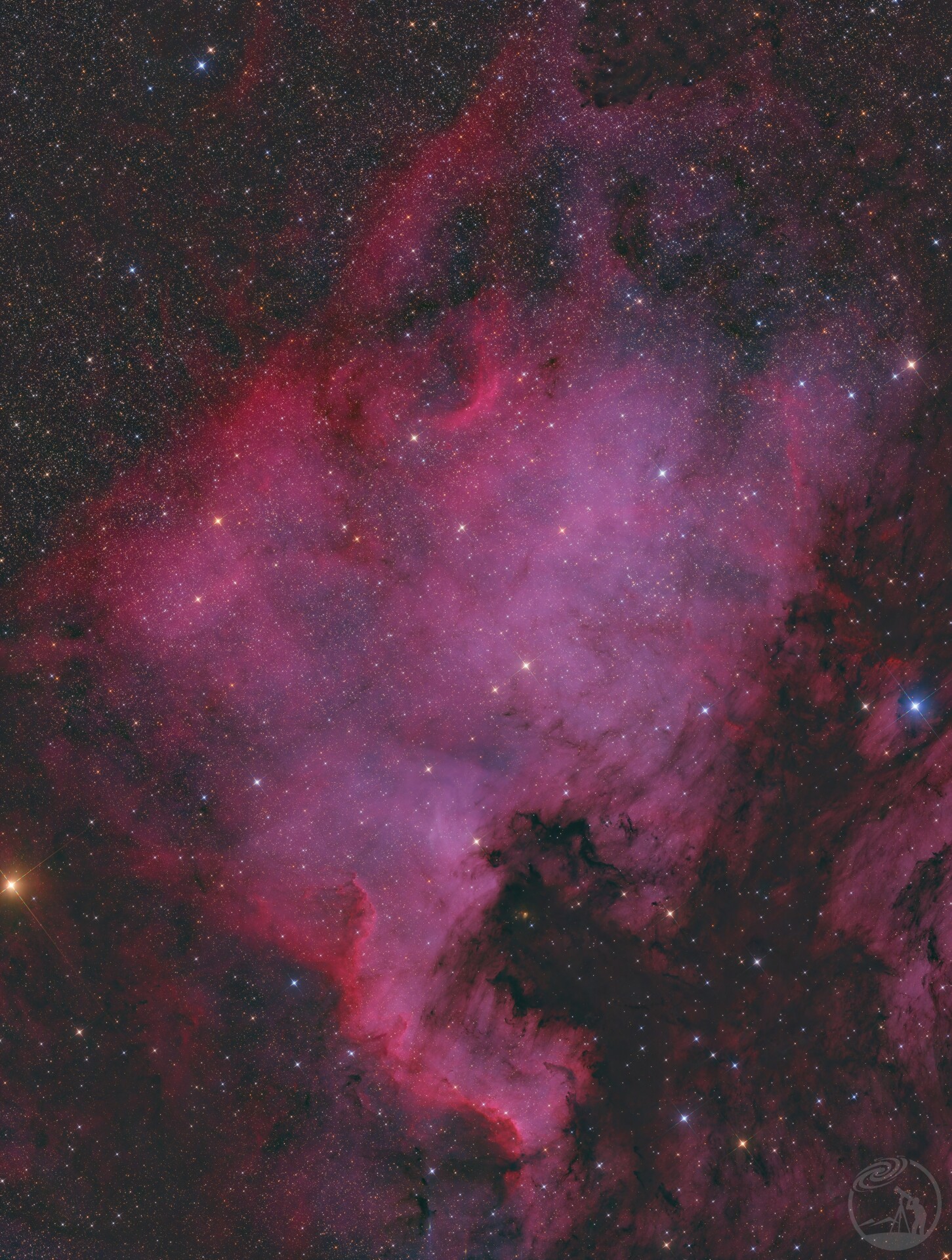 NGC7000北美星云马赛克