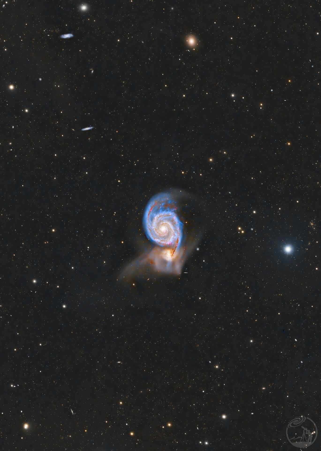 M51的小红花