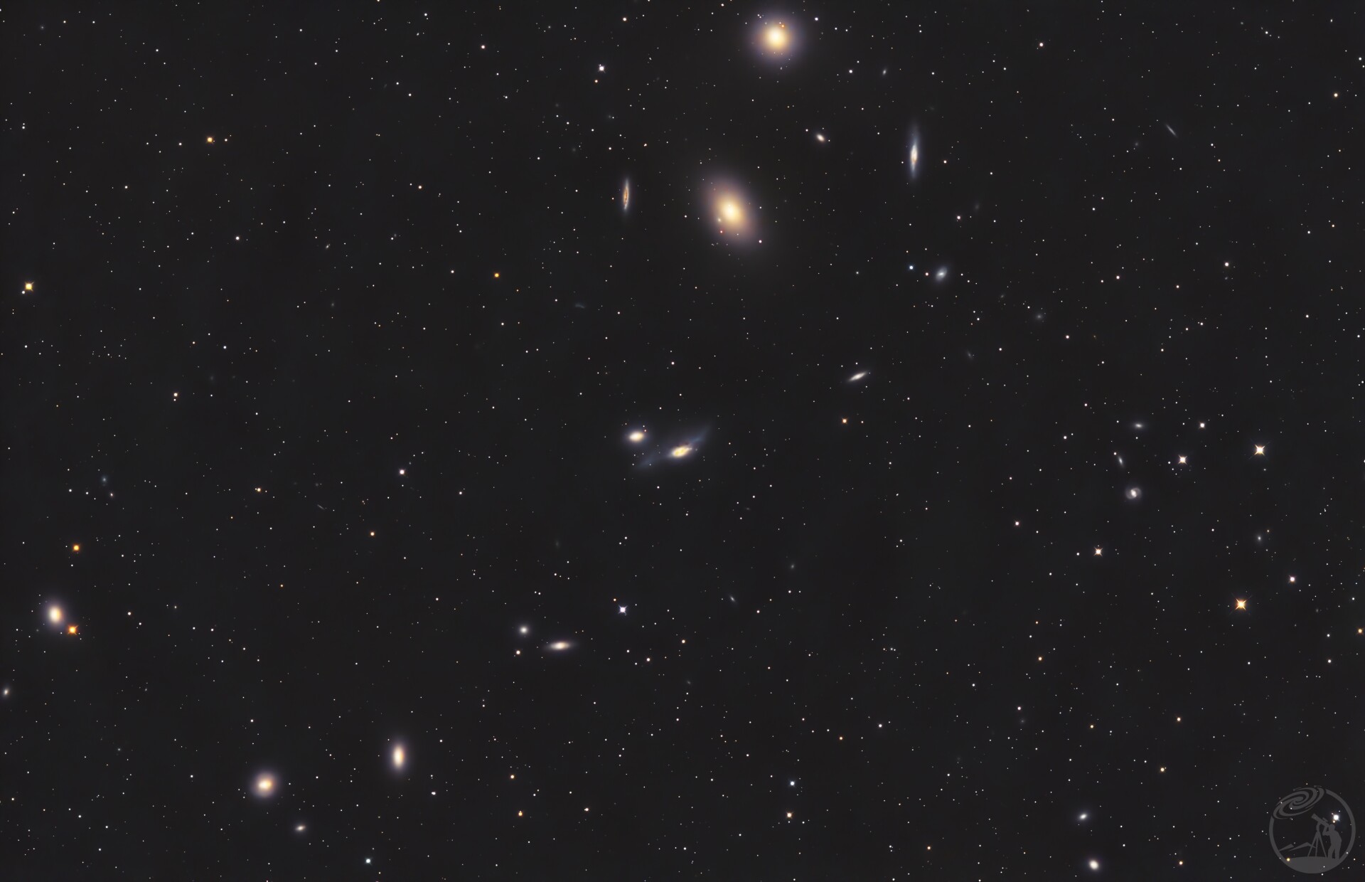 NGC4438马卡良星系链