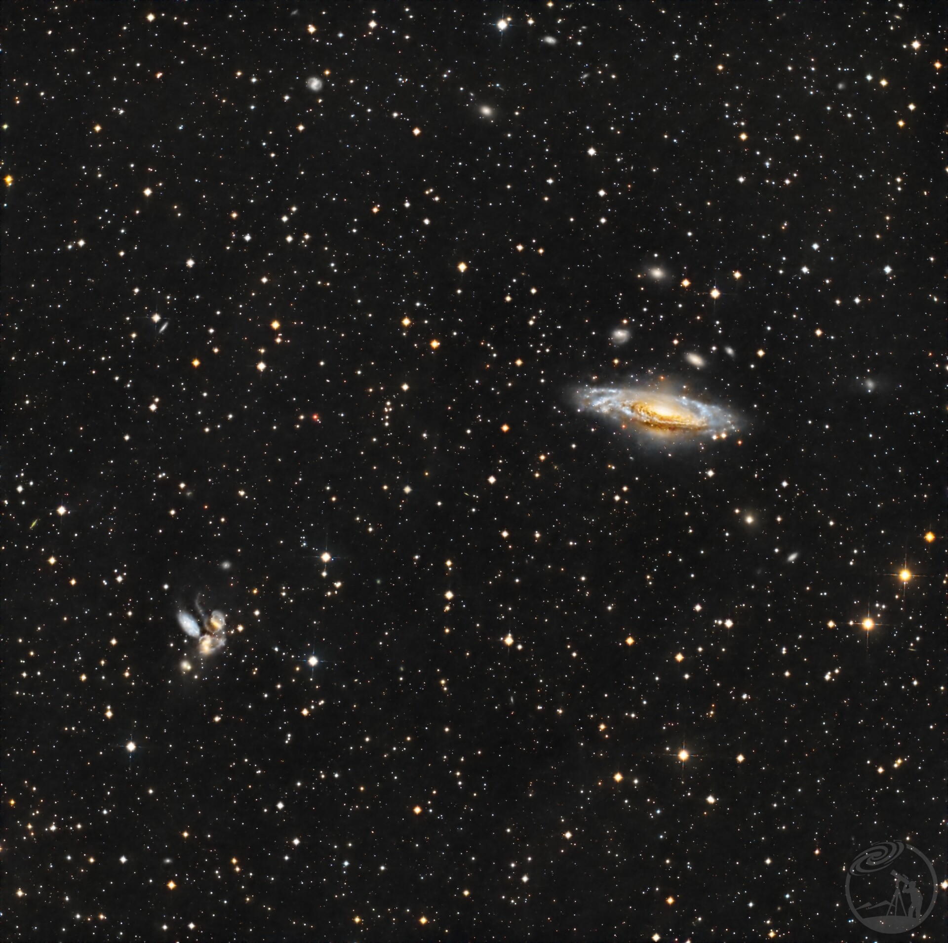 NGC7331 和史蒂芬五重奏