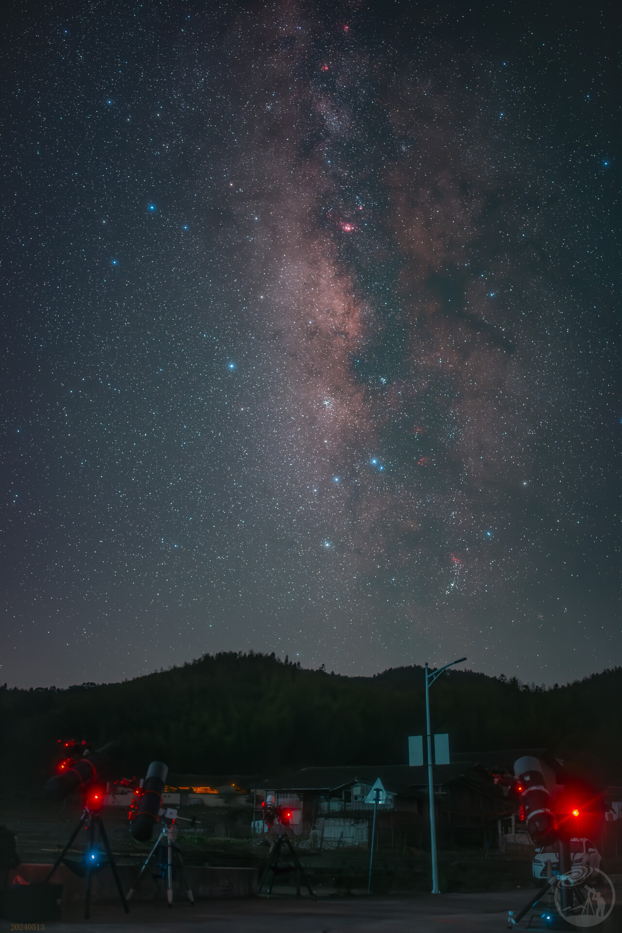 福建猎星的设备与星空照