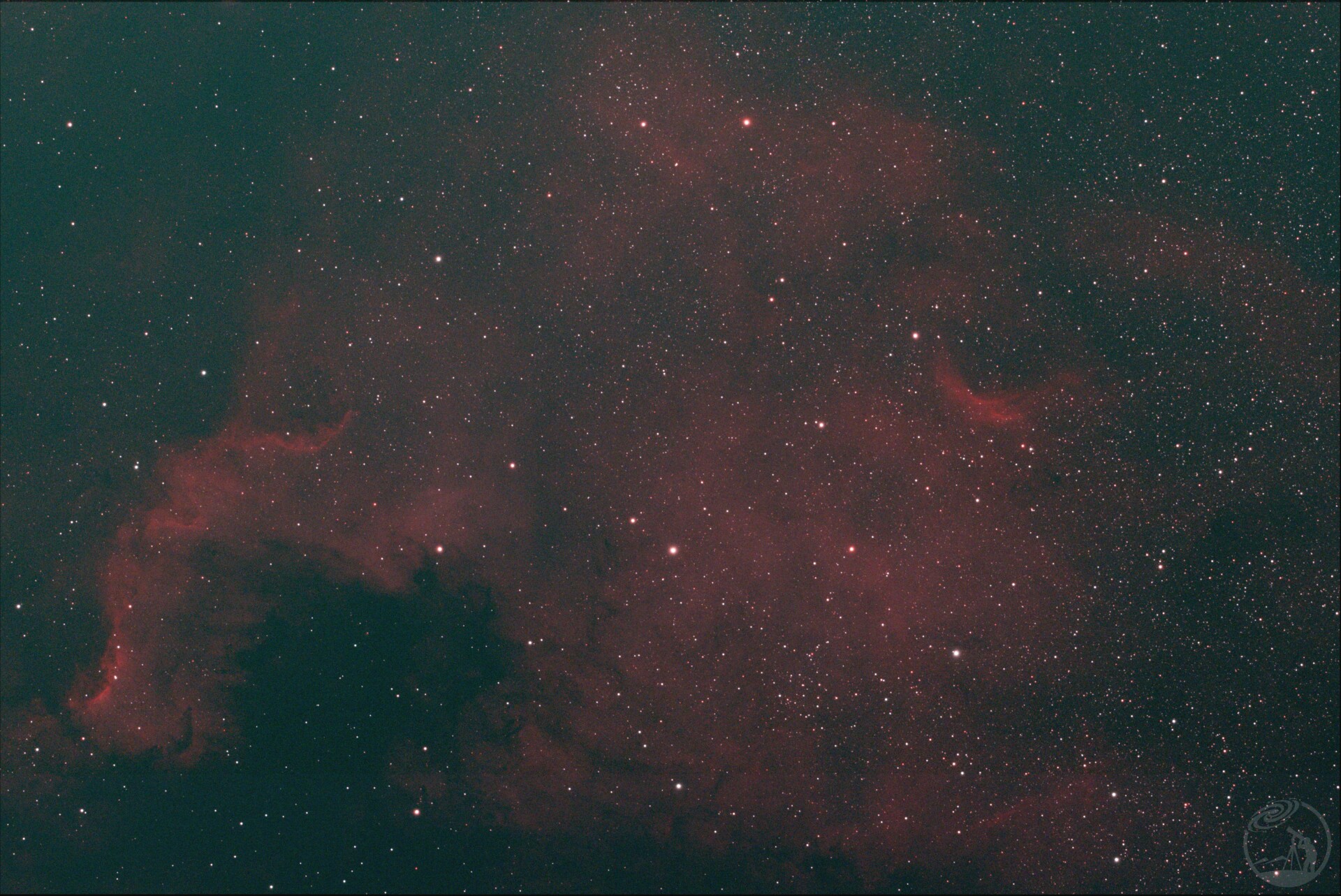 北美洲星云. NGC7000