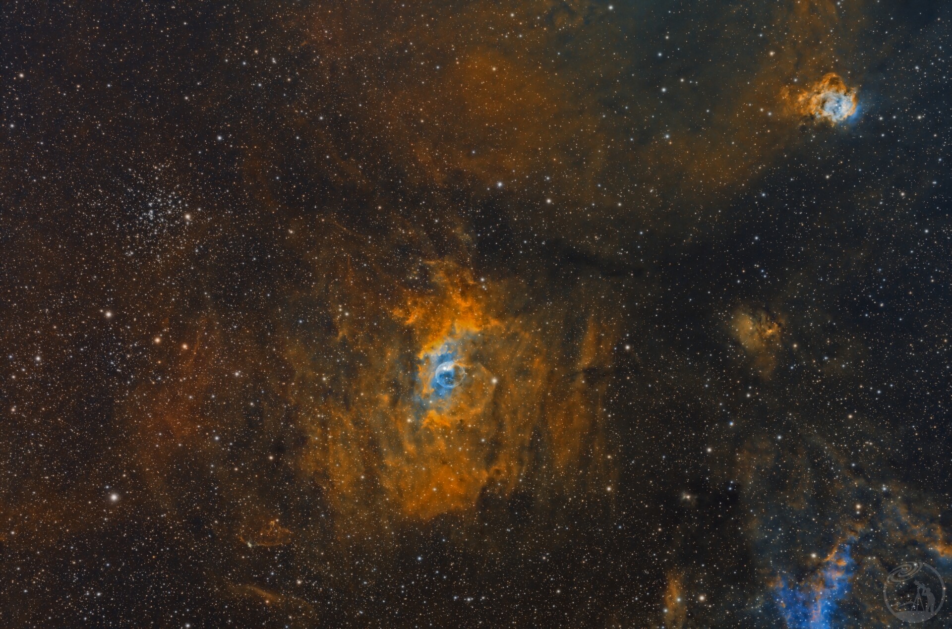 NGC7635气泡星云及周边