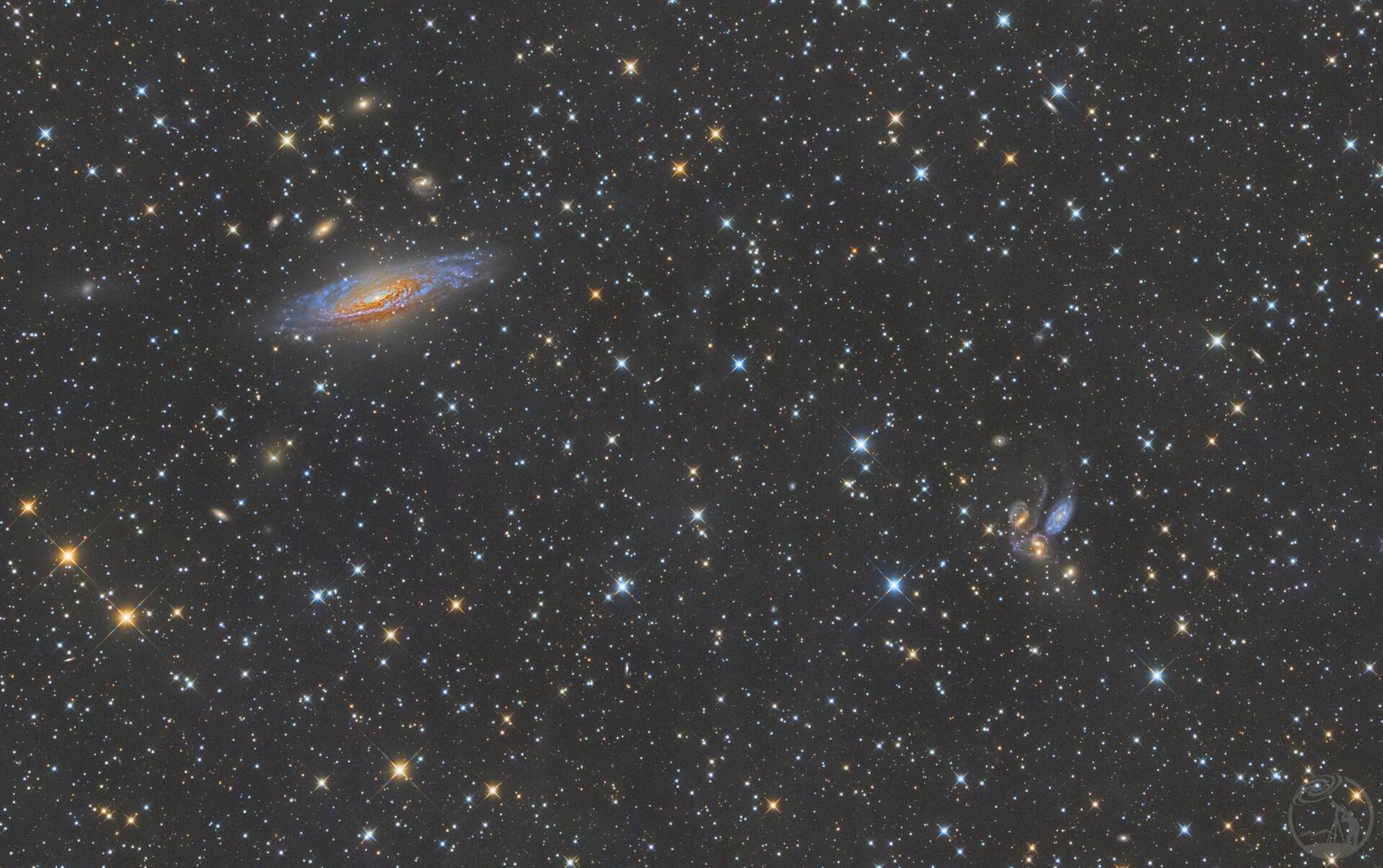 NGC7331/鹿舔星系团
