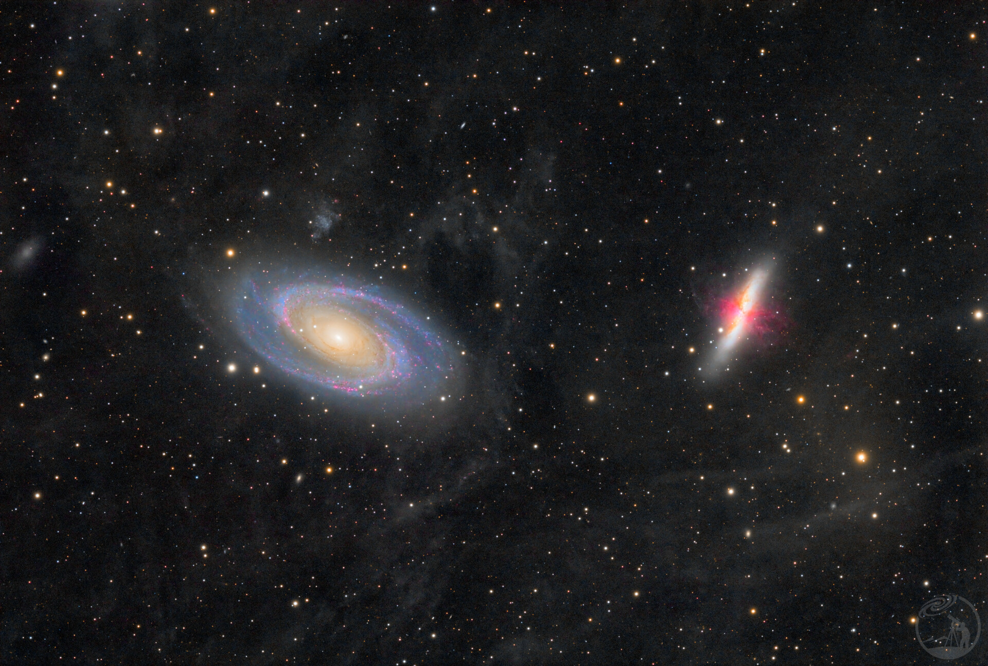 M81波德星系与M82雪茄星系