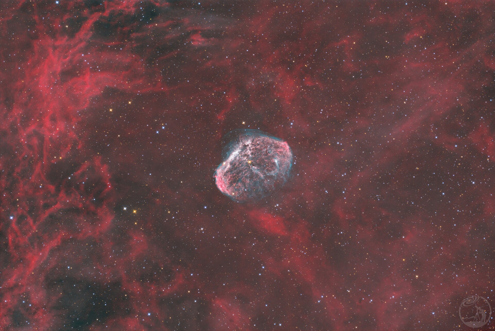 眉月星云hoo，ngc6888