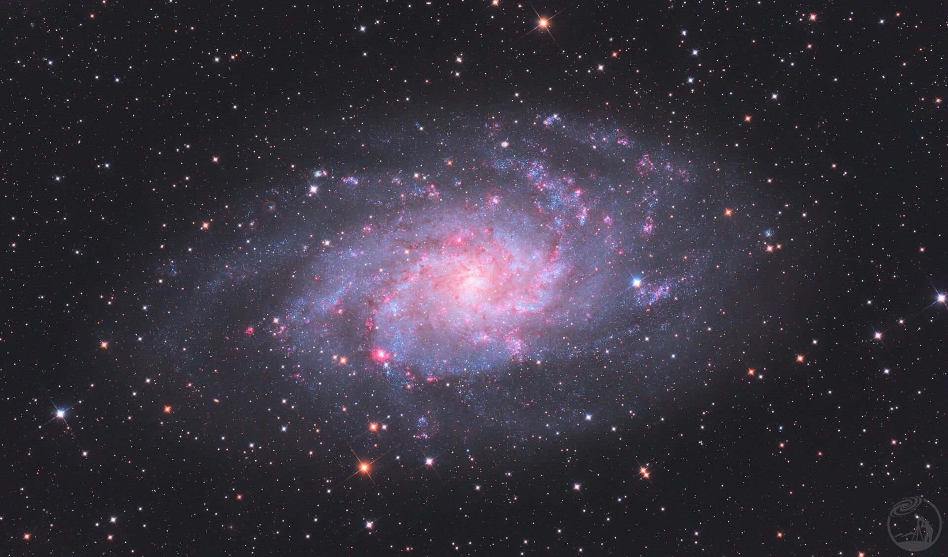 13小时 M33三角座星系 小红花