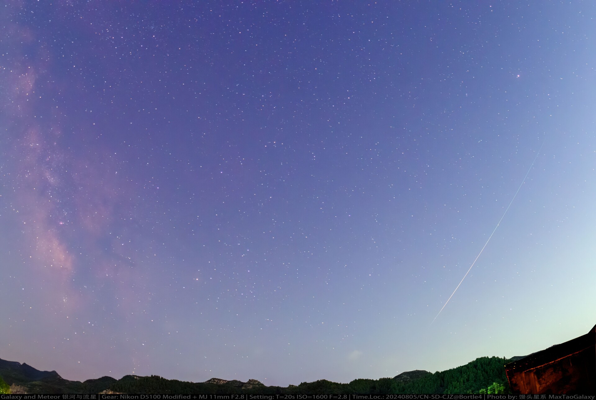 银河与流星