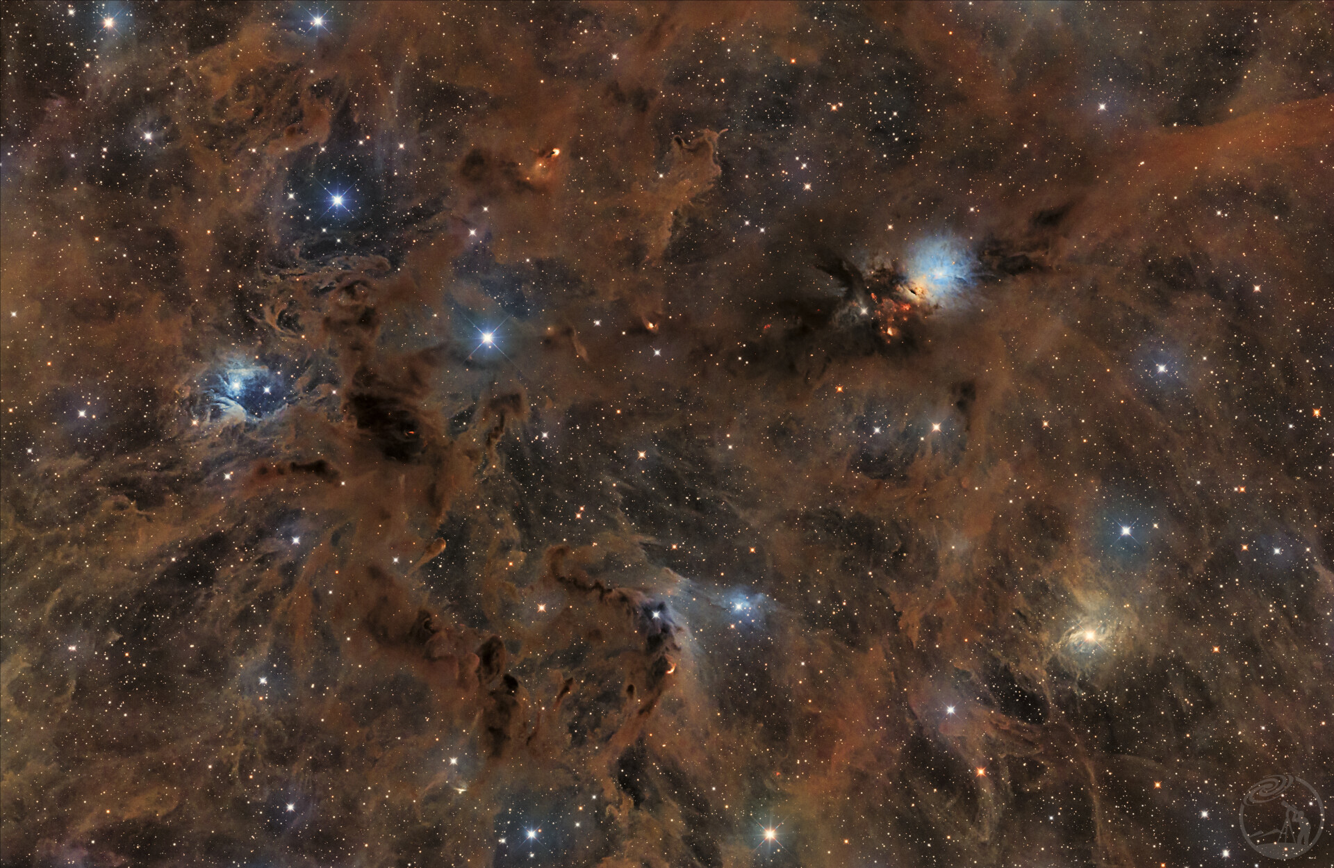 NGC1333及周围暗分子云