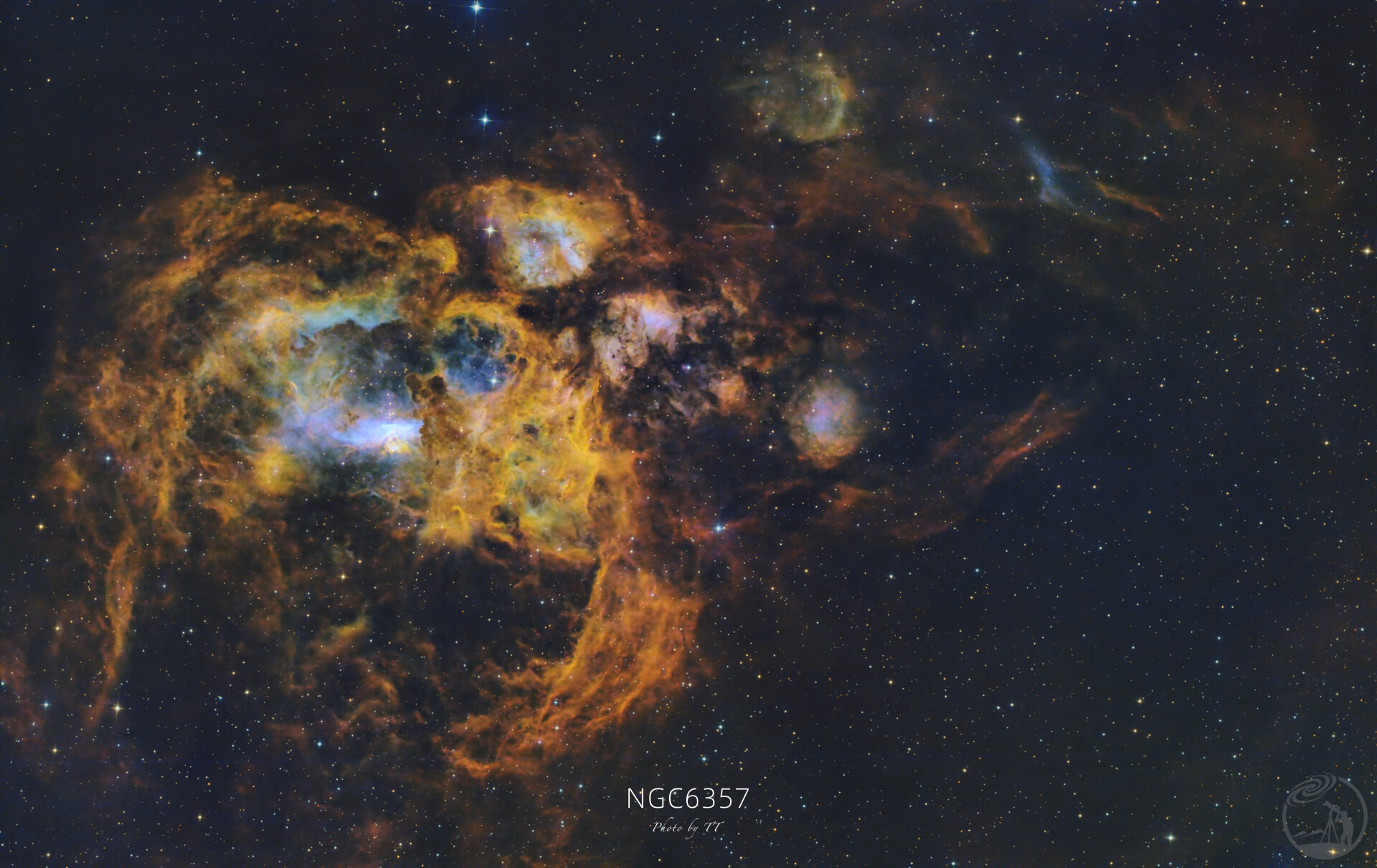 NGC6357龙虾星云