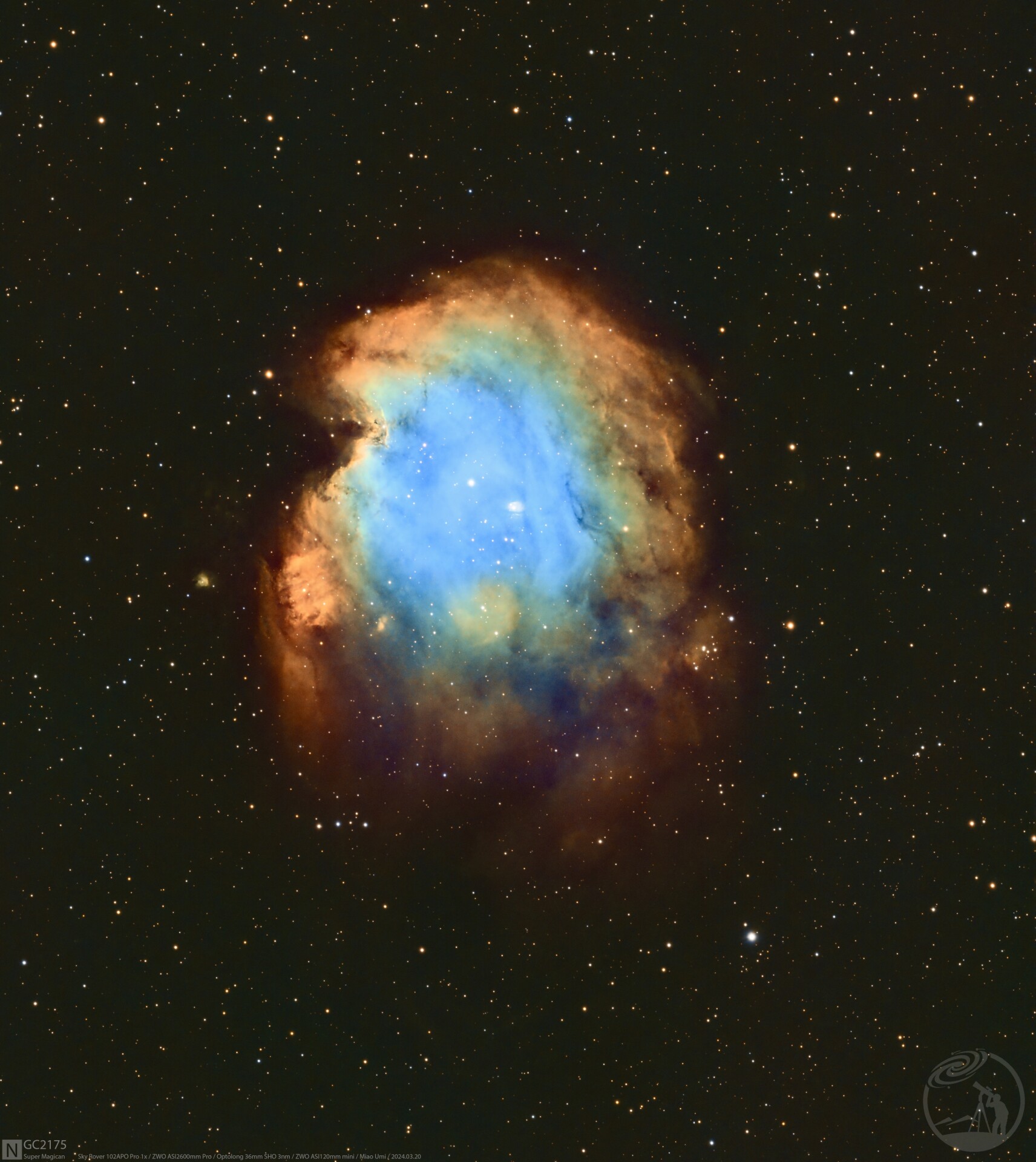 NGC2175 猴头星云