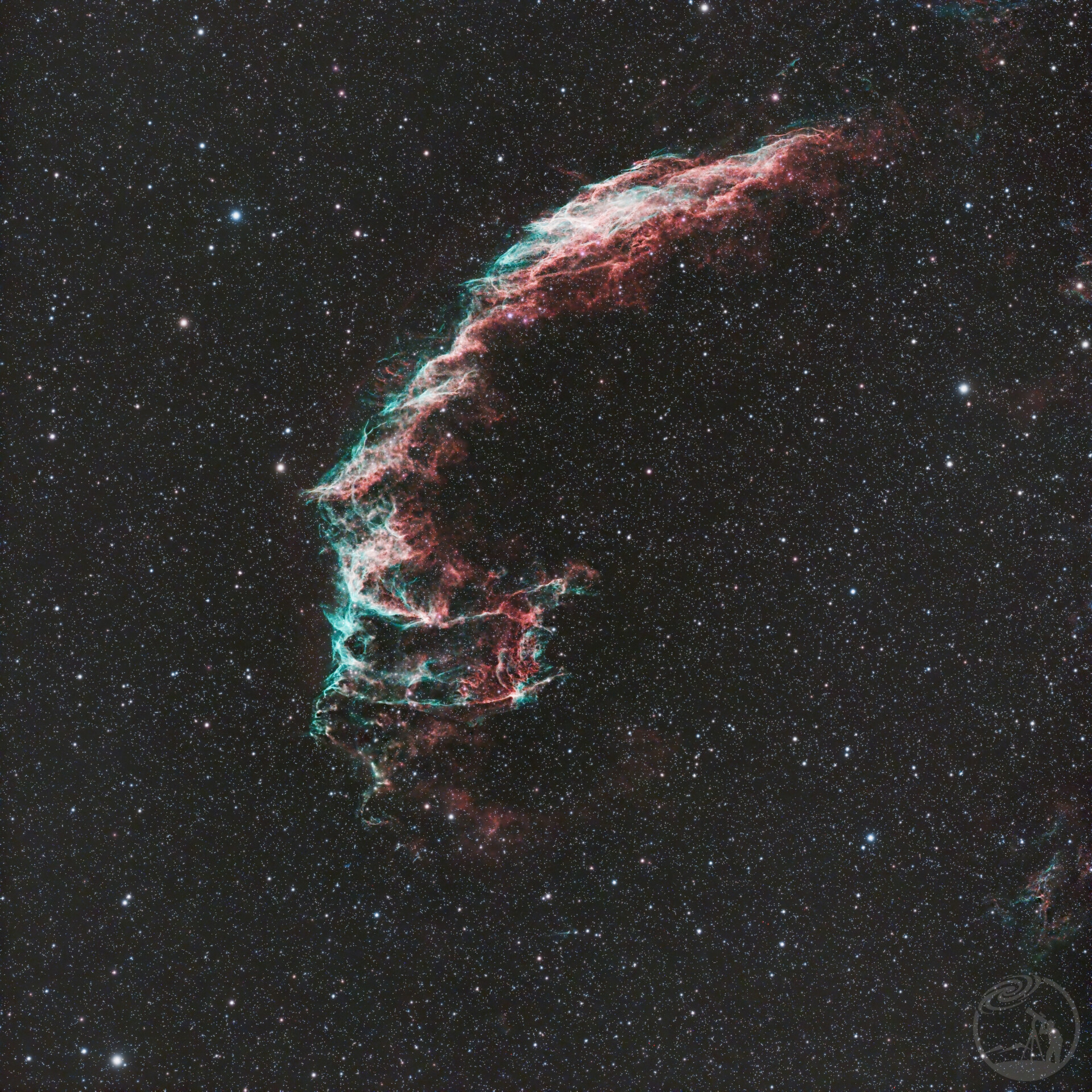 东面纱星云 NGC6992 