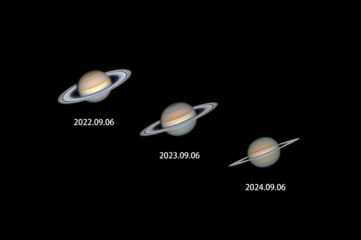 连续三年同一天的土星🪐
