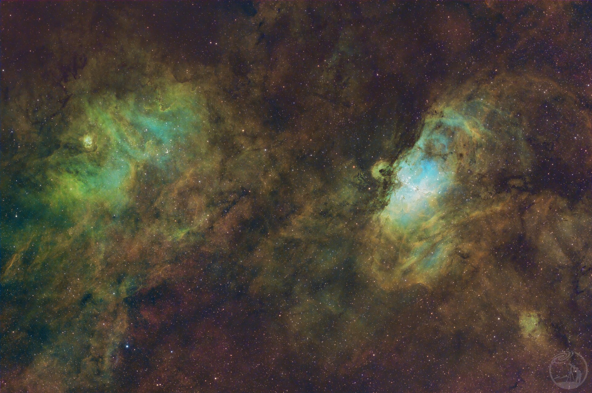 逐猎之鹰Hunting eagle ，M16 and ngc6604