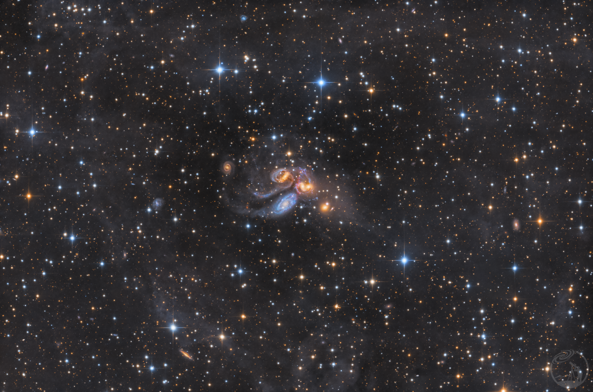 NGC7317斯蒂芬五重星系