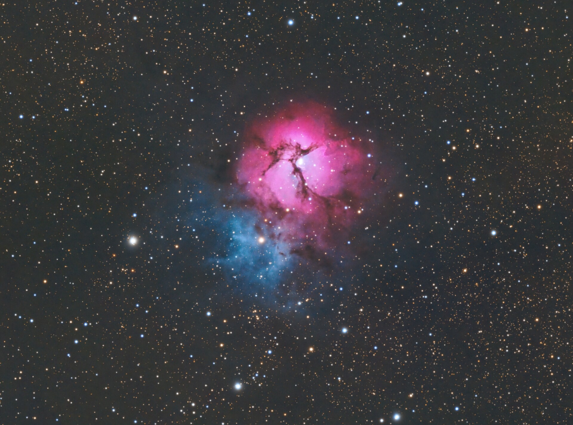 m20 三裂星云