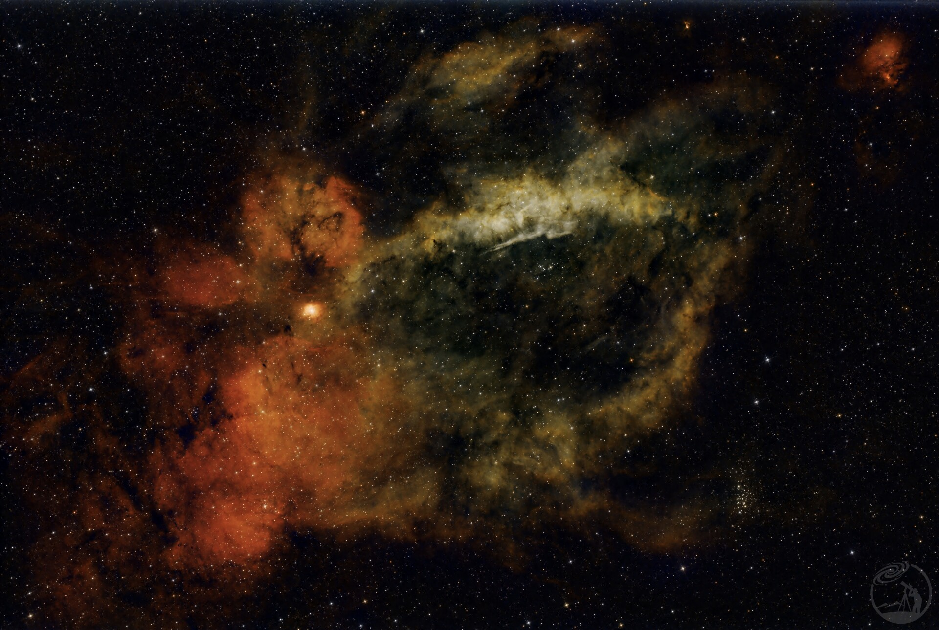 SH2-157龙虾钳星云