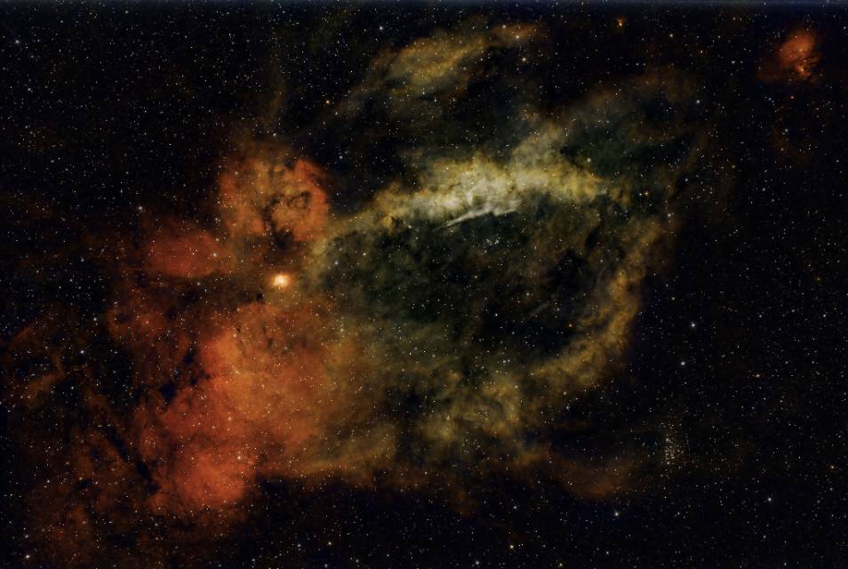 sh2-157龙虾钳星云