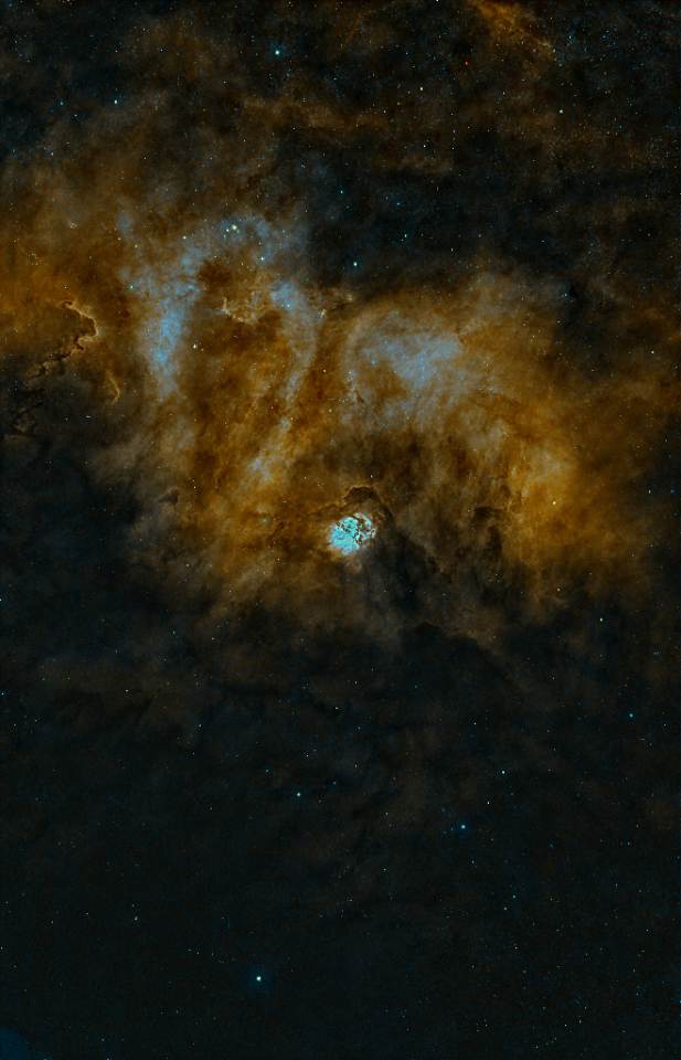 sh2-54恐怖脸星云