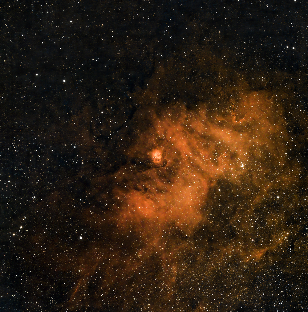 SH2-54恐怖脸星云