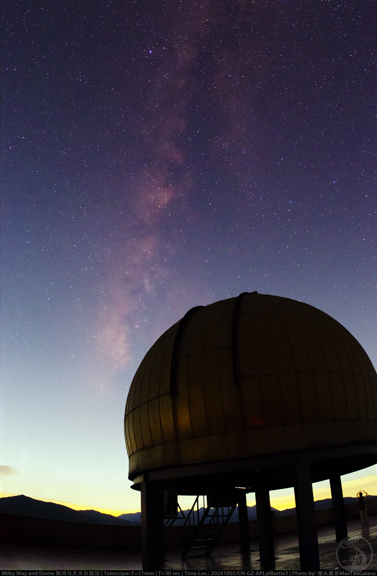 Milky Way and Dome 银河与天文台圆顶