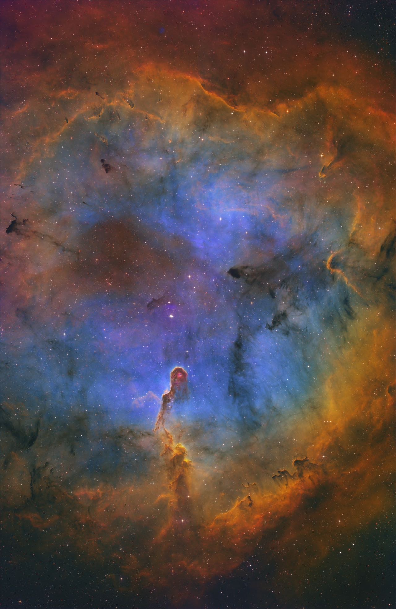 168小时4张马赛克象鼻星云