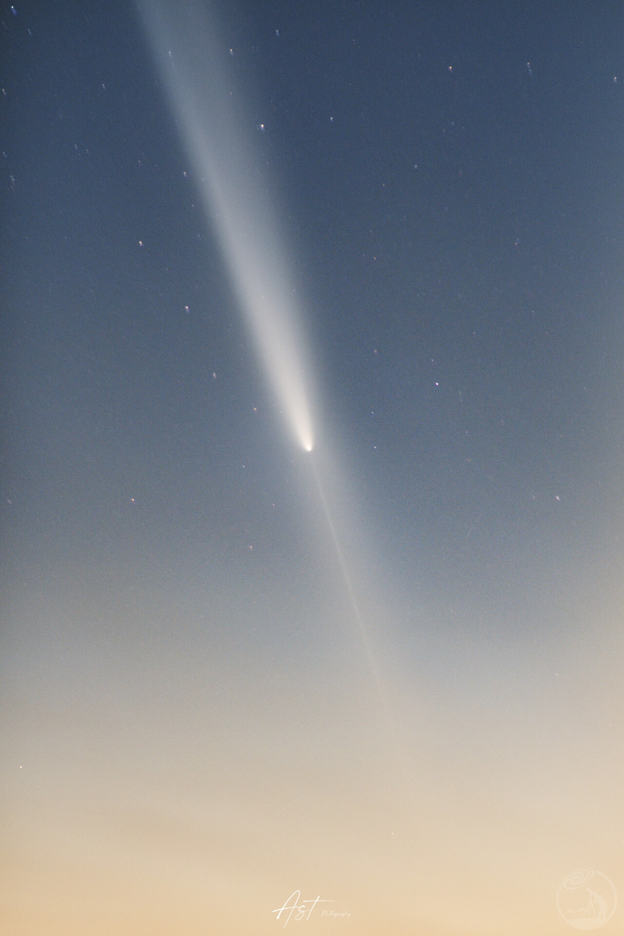 14日晚的C/2023 A3 (Tsuchinshan-ATLAS)
