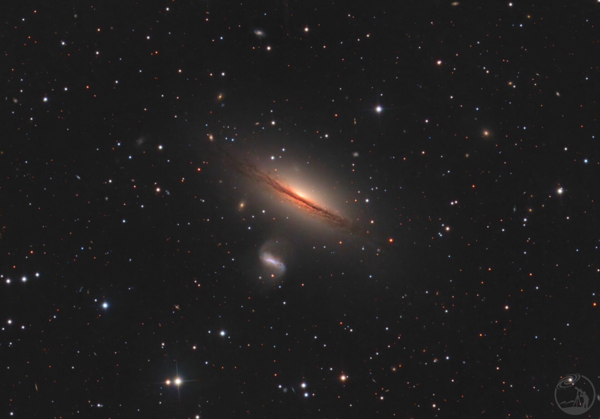 NGC5078 破草帽星系