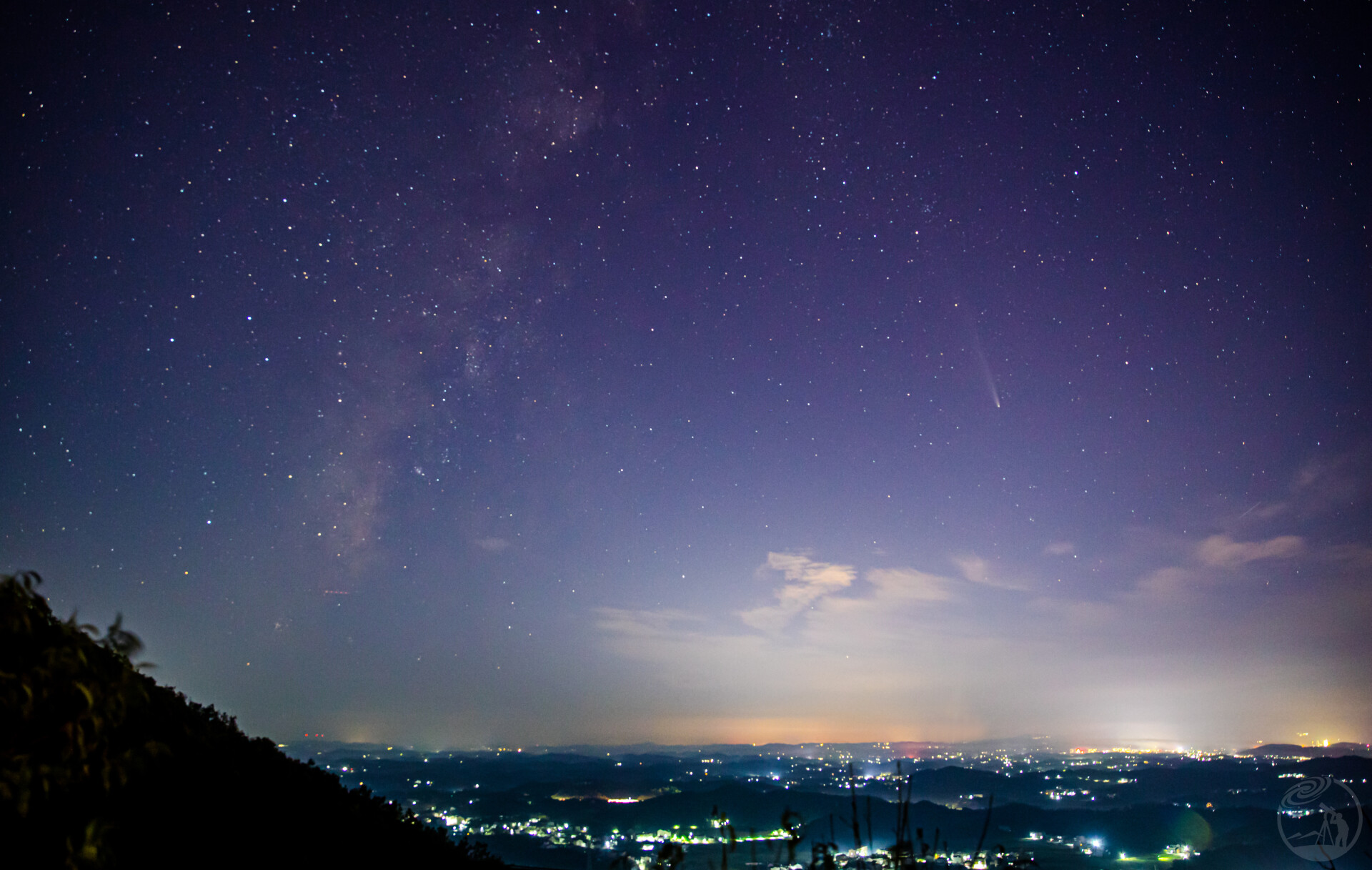 阿特拉斯彗星与银河