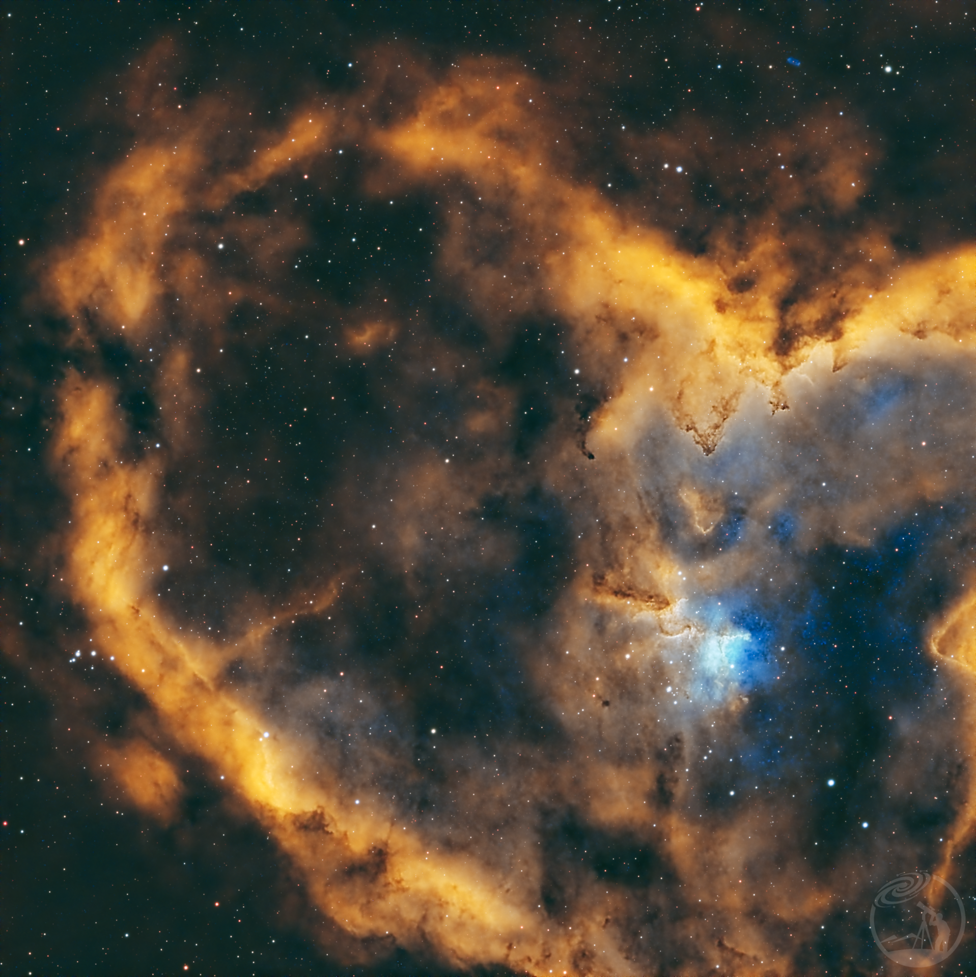 IC1805心脏星云局部