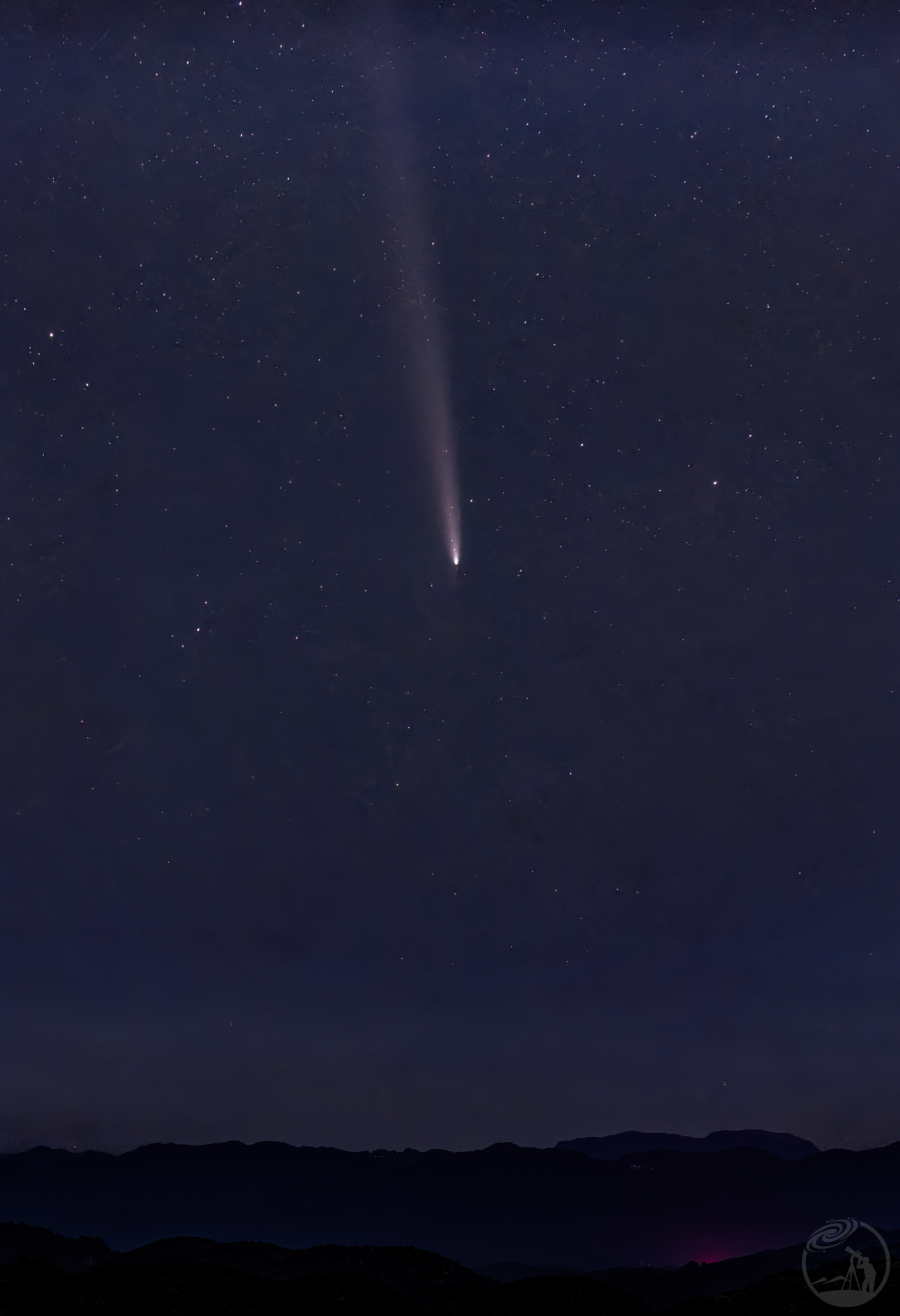 C/2023 A3与地景同框二