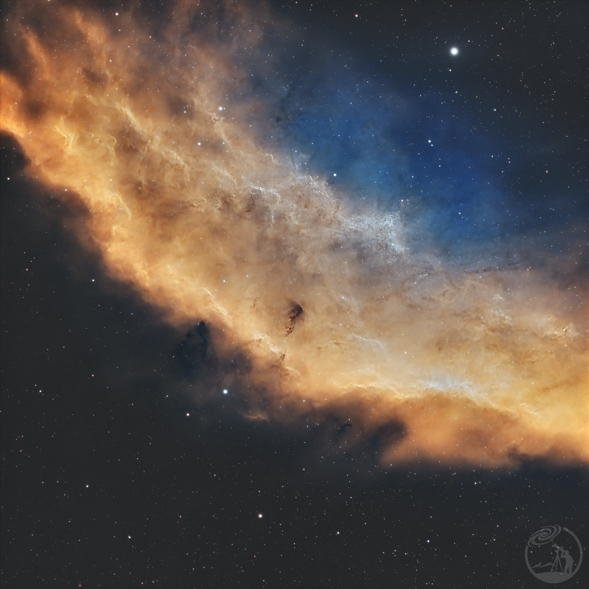 NGC1499加州星云局部