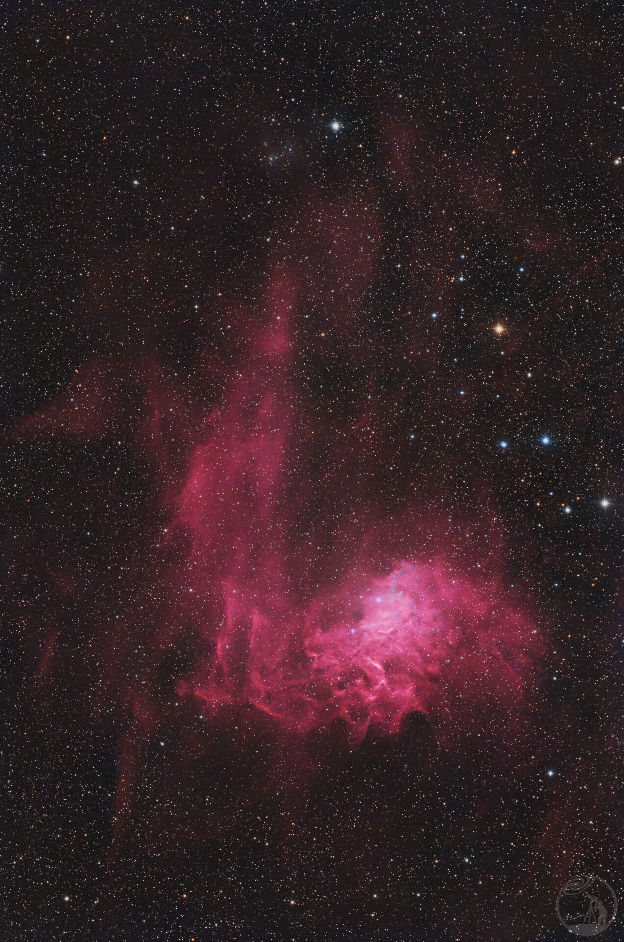 IC405火焰星云 RASA 8级深空