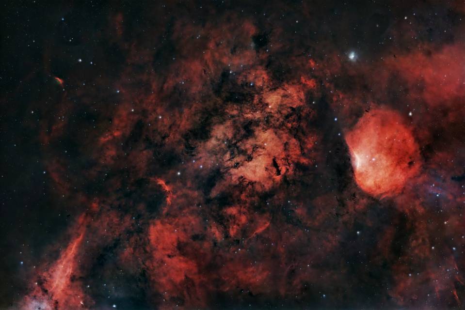 SH2-140/145/150仙王座电离氢区