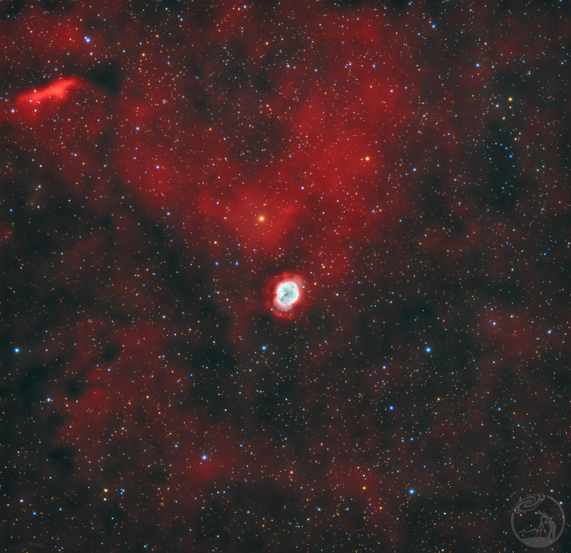 NGC7048躲猫猫星云