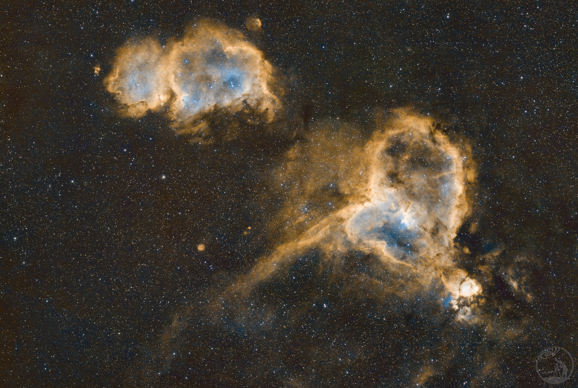 IC1805 & IC 1848 心脏星云和灵魂星云