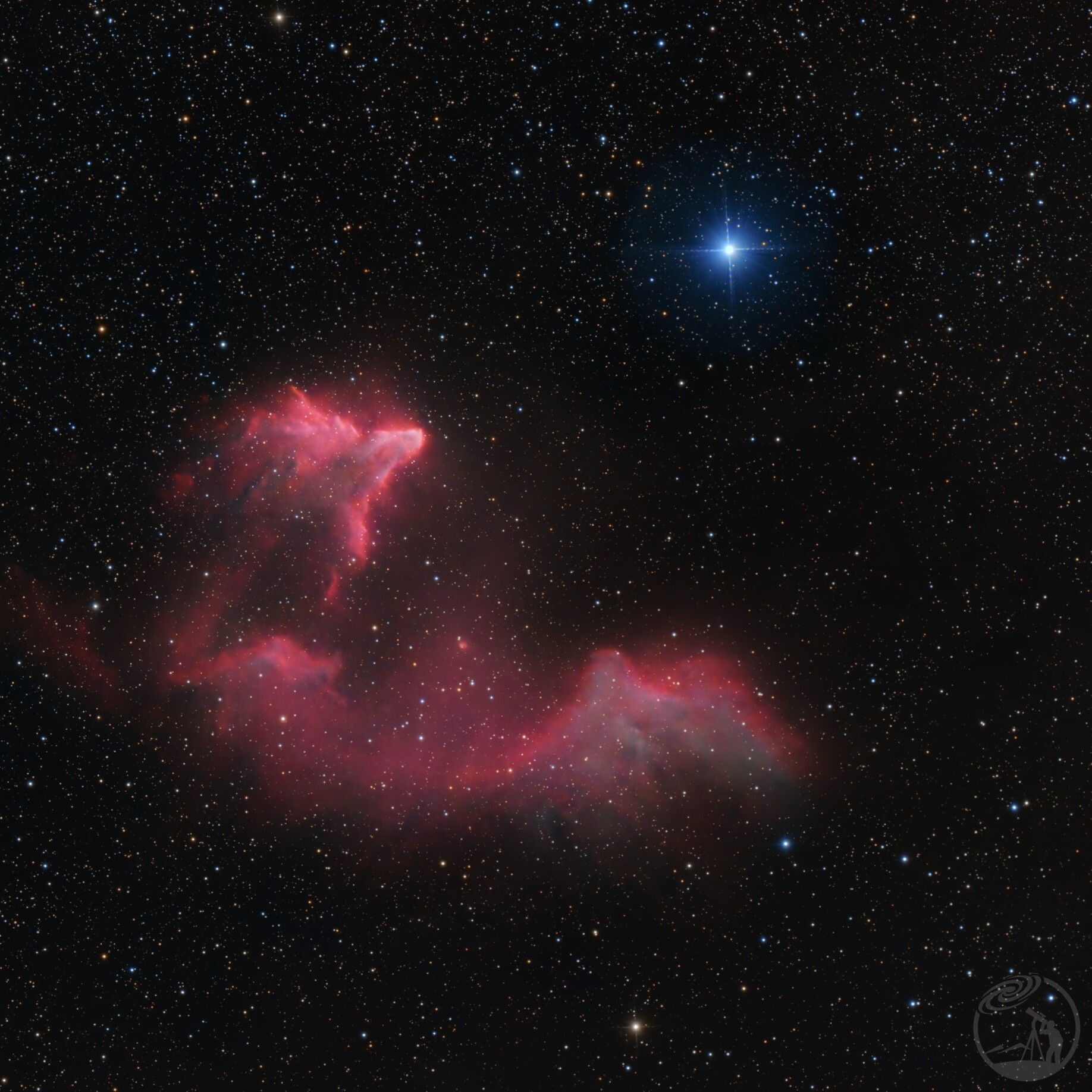 IC63策星云 RASA 8级深空